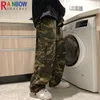 Rainbowtouches Camouflage spodni moda mężczyźni Mężczyzny Dasowy styl vintage jogging męs