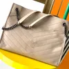 디자이너 숄더백 Niki 쇼핑 가방 고급 여성 크로스 바디 가방 가죽 체인 핸드백 이탈리아 최고의 품질 토트 H5P8#