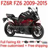 Kit carene per YAMAHA FZ6N FZ6 FZ 6R 6N 6 R N 600 09-15 Carrozzeria 31No.35 FZ-6R FZ600 FZ6R 09 10 11 12 13 14 15 FZ-6N 2009 2010 2011 2012 2013 2014 2015 OEM Corpo Nero lucido