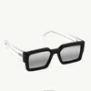 22SS Saison Hommes Lunettes de soleil carrées Z1579 Lentille noire Transparent Temple Miroir Lentille Hommes Luxe Designer Lunettes de mode avec Origin4863520