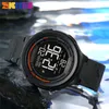 Skmei LED Luz Digital Mens Esporte Relógios Contagem Do Down 5bar Relógio de Relógio de Água Para Homens Masculino Clock Watch Reloj Hombre 1841 220407