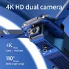 Mini Drone 4rdc avec grand Angle HD 4K 1080P, double caméra WiFi Fpv RC pliable, quadricoptère, jouets cadeaux 2204138875453