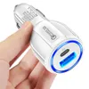 18W QC3.0 USB Phone 3A Power Outlet Adapter PD Type-C Fast Car Charger For Xiaomi Samsung iPhone
