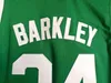 Mens Charles Barkley Tigers College Basketball Jersey Navy Blue 34 Leeds High School Maglie Vintage Green Stitched Shirts S-XXL