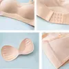 2pcs/set Women Underwear No Trace Strapless Thin Section Gather Special Non-slip Can't Fall Tube Top No Steel Ring Sexy Bra T220726