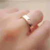 50off 4mm 5mm titanium steel silver love ring men and women rose gold jewelry for lovers couple rings gift size 511 high A681580699