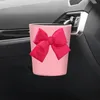 Couvre-volant Femmes Accessoires d'intérieur de voiture Rose Roseo Couverture rouge Repose-cou Oreiller Ceinture de sécurité Shifter Ensembles de frein à main Direction