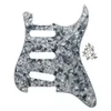 SSS 11 hål 4Ply Electric Guitar PickGuard Grey Pearl Scratch Putt med skruvar gitarrtillbehör