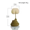 Poop Tea Leaf Strainer Infuser Silicon Loose Tools Funny Butt Shape Herbal Spice Filter Diffuser