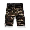 Camouflage Camo Cargo Shorts Uomo Estate Casual Cotton Multi Pocket Allentato Army Military Tactical Plus Size 44 220621