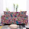 Pokrywa krzesełka Sofa Sofa Cover Coral Elastic Slipcover for Living Room Couch All-Inclusive Protector 1-4 SETHAIR