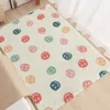 Couverture de chevet de chambre à coucher Simple et mignonne, tapis épais en Imitation cachemire pour fille, coussinet de pied de maison résistant au vent CX220402