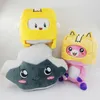 Lankybox Boxy Foxy Foxy Rocky Cartoon Robot Soft Toy Balloons Regalo per bambini Plushind Trasformato in bambola cuscino da letto 220720