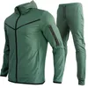 2022 Diseñador delgado para hombres Sportswear Tech Pants de vellón Sportwear Sportwear Sport Sprak Sportsuits Loose One Zip Men Camuflage Mans Asian Szie