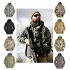 Chándales para hombre, traje de camuflaje para hombre, chaquetas impermeables para exteriores, traje de caza TAD Softshell, ropa térmica, táctico, Camping, senderismo, aliento