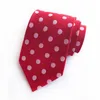 Båge slipsar rosa nack slips manlig prick för män slipstillbehör 8cmbow