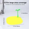 Toilet Supplies Cute Silicone Bean Sprout Floor Drain Cover Anti Clogging Sewer Pad Bathroom Kitchen Sink Filter Deodorant Mat Hair Catcher