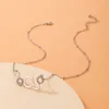 2022 nuovo ciondolo a forma di cuore adorabile per le donne Charms serpente ritratto geometria lega di metallo gioielli da festa collare di gioielli bohémien