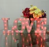 Dekorativa objekt Figurer Rödljus "Love" -batterier som drivs (ingår inte) LED -markeringsregistreringsbrev och upplysta hem