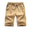 Colorful 100 Pure Cotton Summer Men Beach Mens Kaki Shorts casual Spettacoli bianchi 5xl Vendita 220714