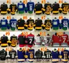 Movie College IJshockey draagt Jerseys Slap All Weggestikt Ademende Sport Sale Hoogwaardige herenjersey. accepteer aangepaste man kinderen vrouwen voor elke nummernaam