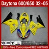 Bodywork Red Factory Sale Kit Daytona 600 650 CC DayNa650 02-05カウリング104HC.7 Daytona600 2002 2002 2003 2004 2005 Bodys Daytona 600 03 03 03 03 03 03 03 04 05 Full Fairings