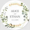 Bedankt Stickers StickersCustom Wedding LabelsFloral Stickerspersonized Wedding Labels 220613