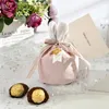 Kadife Paskalya Çantaları Sevimli Tavşan Hediye Paketleme Çantaları Dropshiping Tavşan Çikolata Şeker Çantaları Düğün Doğum Günü Partisi Dekorasyon