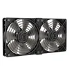 Ventiladores Enfriamientos Zezzio 120mm Ventilador potente Sistema de enfriamiento del servidor de volumen de aire de alta velocidad 3000RPM 220V BTC Miner Workstation Gabinete FanFans