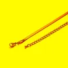 Chokers Trendy Fashion Jewelry Gold Color Stainless Steel Girl's Lady Women Snake Chain Short Choker NecklacesChokers280c