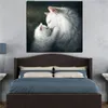 HD -tryck söta katter Animaloljemålning på duk konst modern affischvägg bild för vardagsrum soffa cuadros dekoration
