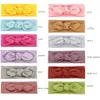 15874 Infant Baby Bunny Ear Headband Kids Candy Color Hair Band Children Headwear Kid Accessory 12 Colors