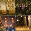 Luci a corda solari a led Decorazione natalizia Lampadina IP Impermeabile Lampada da patio Ghirlanda natalizia per mobili da giardino all'aperto J220531