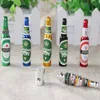 Smoking Herb Tobacco Pipes Gifts narguile Grinder Smoke pipe 6 colors Mini Beer Smoke Metal Pipess Portable Creative