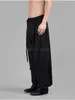 Men's Pants Plus Lace-up Size Deconstructed Cropped Trousers Original Designer Loose Black Tassel SilhouetteMen's Drak22