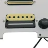 الترقية المحملة محملة مسبقا ssh pickguard set 7 way switch gib mini humbucker pickups guitar 3 single cut way switch 20 tones guitar parts