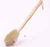 Wooden Bath Brush Long Handle Reach Back Body Shower Bristle SPA Scrubber Bathroom RRE13473