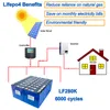 LiFePO4 3.2V 340Ah 320Ah 280Ah 310Ah 200Ah 105Ah 100Ah Batteria di Grado A per 12V 24V 48V RV Golf Cart Sistema Solare Marino STOCK UE NESSUNA IMPOSTA