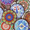 Marokański styl podkładka Western Food zastawa stołowa maty stoliki pads miski miska górska do ceramiki kuchennej akcesorium 220627