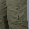 Overalls Cargo Hosen Männer Frühling Herbst Casual Multi Taschen Hosen Streetwear Armee Gerade Hosen Militärische Taktische 220325