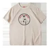 Maden Summer Mens Tshirt Street 스타일 라운드 넥 셔츠 패션 패션 짧은 슬리브 느슨한 스트라이프 인쇄 레트로 캐주얼 티 220622