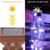 Cordes 20 Leds Solaire Alimenté Bouteille De Vin Lumières Fil De Cuivre Étanche En Forme De Liège LED Chaîne DIY Pour La Fête De Mariage ChristmasLED