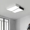 Taklampor sovrum lampedceiling lampa nordiskt vardagsrum Huvud Enkelt modernt svartvitt minimalistisk fyrkantig studie lampan