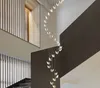 Nordic Designer Esszimmer Tisch Lampe Nachttisch Kronleuchter Einfache Kreative Dekoration Schwan Duplex Treppe Pendelleuchte