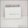 Sublimatie blanco foto frames hout dit is US Love Lettering Po Board Diy White Family Home Album Frame Living Room 180*150*5mm 8 Drop de