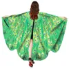 Rainbow Women Girls Butterfly Wings Shawl Fairy Ladies Dans Kostuum Accessoires Adjessories Volwassen Monarch Vlinder Cape Costume Hot Sell