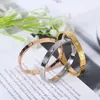 Hoge Kwaliteit Gegalvaniseerde 18K Gouden Manchet Love Bangle 316L Rvs Sieraden Fashion Designer Armband Voor Vrouwen