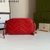 Modetaschen Echtes Leder Handtasche Originalverpackung Damenmode Datumscode Seriennummer Marmont ganze Geldbörse Clutch2414