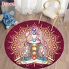 Ковры круглый медитация чакра картинка ковров йога зона тренировочной зоны коврик для дома