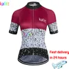 Kafitt Femmes Maillot À Manches Courtes Vélo Vêtements Ropa Ciclismo Route Vélo Chemise À Séchage Rapide Uniforme Respirant Été 220621